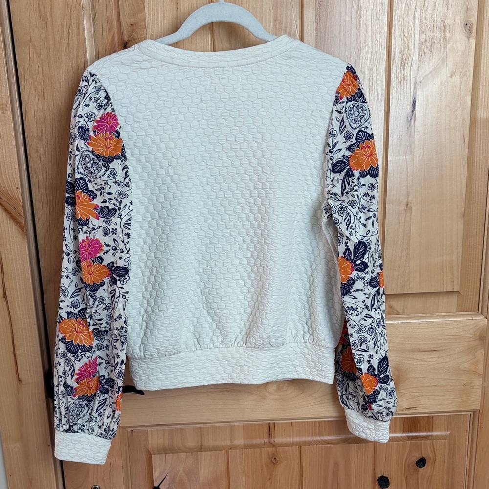 Anthropologie - Porridge Floral Puff Sleeve top - Picture 12 of 12